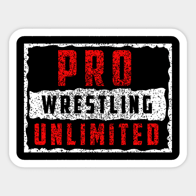 Pro Wrestling Unlimited Attitude Sticker by PWUnlimited